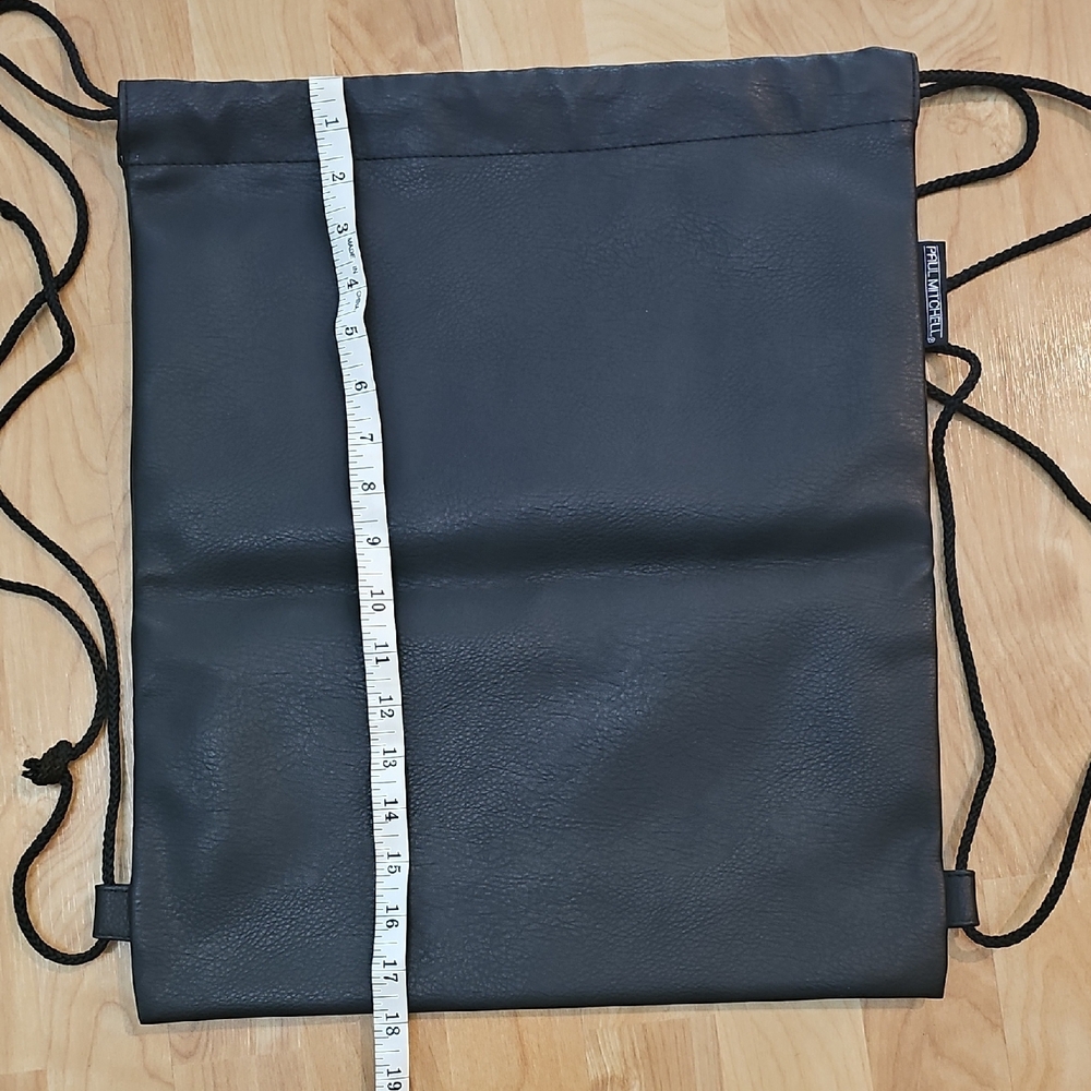Paul Mitchell Black Drawstring Backpack - image 5